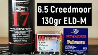 6 5 creedmoor 130 ELDM R17 [upl. by Ahsenad883]