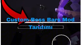 Custom Boss Bars Mod Tanıtımı  Minecraft PE keşfet minecraft minecraftpe keşfetbeniöneçıkar mc [upl. by Ferguson210]