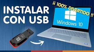 INSTALAR WINDOWS 10 DESDE USB ¿Sin dormirse [upl. by Hare]