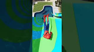 سبايدرمان يتفوق على الأبطال الخارقين في مواجهة قويه ج726 funny spiderman gta5 marvel comedy [upl. by Liuka900]