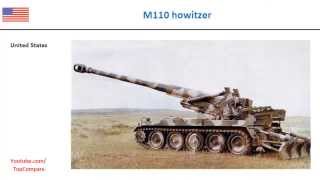 M110 howitzer propelled artillery full specs [upl. by Eberle394]