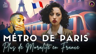 Métro de Paris 🇫🇷  Déchéance de Moralité en France [upl. by Bushey]