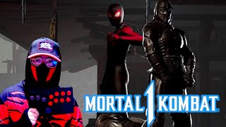 USING A NEW CONTROLLER  FLATBOX LEVERLESS  KOMBAT LEAGUE NOOB SAIBOT amp MAVDO  MORTAL KOMBAT 1 [upl. by Aeikan]