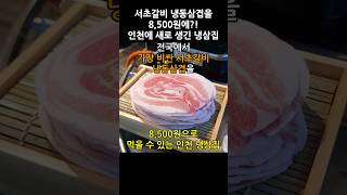 부평에 새로 생긴 논란의 서초갈비 냉삼집 8500원으로 직접 먹어본 솔직 후기 서초갈비 수영냉삼 냉동삼겹 부평맛집 [upl. by Yemrots900]