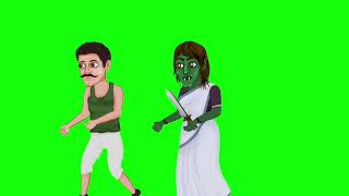 croma cartoon green screen video no copyright [upl. by Perice531]