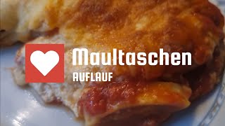 Maultaschen Auflauf  schnelles Rezept  Familien Rezept [upl. by Publia]