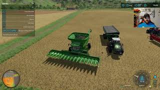 Basics of Combine Harvesting Fs22 Farming simulator 22 [upl. by Hamer849]