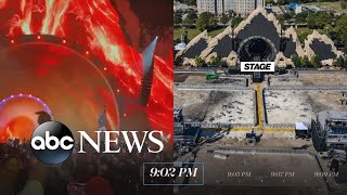 Astroworld festival Tracking the tragedy l ABC News [upl. by Eecart]