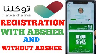 Tawakkalna Registration without Absher  Create Tawakkalna Id bina Absher Account ke [upl. by Anaoj]