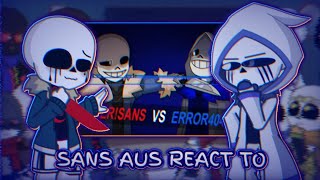 Sans aus react to Killer vs Error 404 [upl. by Julita]