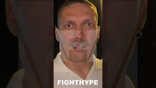 USYK IMMEDIATE REACTION TO TYSON FURY BARELY BEATING FRANCIS NGANNOU AFTER GETTING DROPPED [upl. by Norraf]