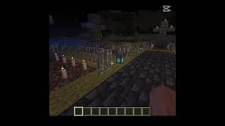 Halloween Temető Cemetery  MINECRAFT horror minecraftshorts halloween cemetery scary like [upl. by Arnold534]