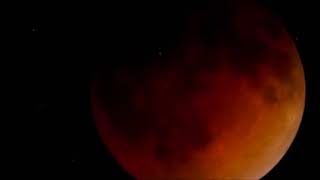 Eclipse lunaire Lune de Sang Lune Rouge [upl. by Nivrac]