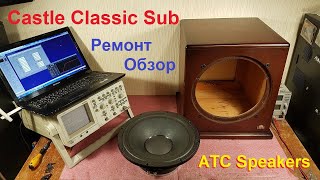 Ремонт сабвуферов Castle Sub Sunfire Velodyne Bowers amp Wilkins REL Dali динамиков ATC JBL [upl. by Sada282]