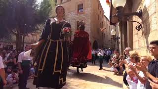 Gegants de Montblanc  Amparito Roca  Festa Major 2017 [upl. by Neeham105]