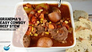 Grandma’s Easy Cowboy Beef Stew [upl. by Stanislas]