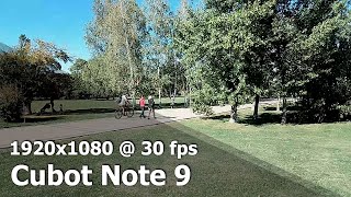 Cubot Note 9  FHD 1080p 30 fps camera video sample [upl. by Kleper]