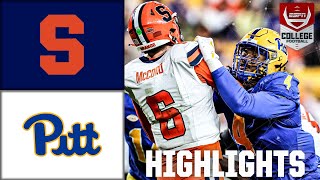 Syracuse Orange vs Pittsburgh Panthers  Full Game Highlights  ESPN College Football [upl. by Schoenburg688]