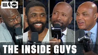 Kyrie Irving Joins Inside the NBA After Mavs Game 1 Win over Timberwolves  NBA on TNT [upl. by Amat]