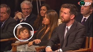 LOS DETALLES EN LA ENTREGA DE LA BOTA DE ORO A MESSI [upl. by Alidus]