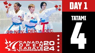 Open du Canada Open 2024 – DAYJOUR 1  Tatami 4 Nov 30 nov [upl. by Bing]