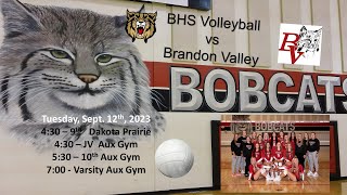 Brookings Bobcats Volleyball vs Brandon Valley Lynx GVB 91223 [upl. by Tansy771]