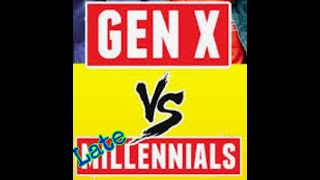 Gen X vs Late Millennials from 1990ish  on amp Gen Z [upl. by Namie]