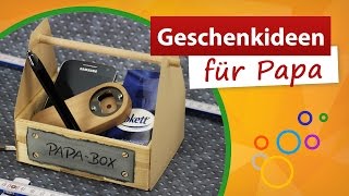 Geschenkideen für Papa 💚 Vatertag Bastelidee  trendmarkt24 [upl. by Heddy]