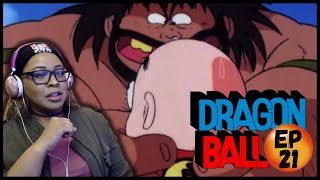 KRILLIN VS BACTERIAN DBZ FAN REACTS TO DRAGON BALL EPISODE 21  FIRST TIME WATCHING [upl. by Aneleh]