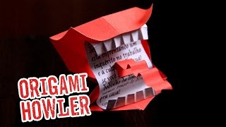 Harry Potter Origami  Howler  Berrador [upl. by Ylera]