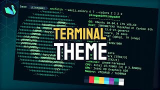 My Custom Ubuntu Linux Terminal with Themes and Plugins 💻 [upl. by Dorcas]