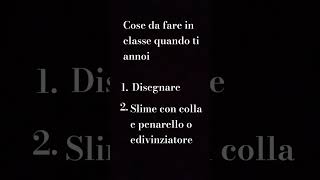 2 cose da fare in classe [upl. by Mather]