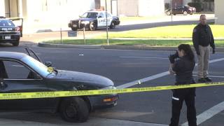 Officerinvolved shooting on Downey Avenue in Modesto [upl. by Niall295]