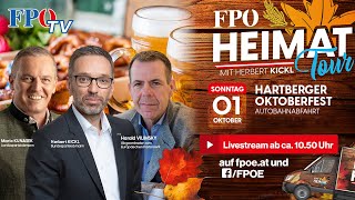 Auftakt Heimat Herbst  Der Frühschoppen der FPÖ am Hartberger Oktoberfest 2023 [upl. by Nevi723]