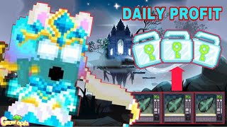 BEST PROFIT METHOD IN 2024 DAILY PROFIT  GROWTOPIA PROFIT [upl. by Barn]