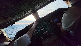 BOEING 747 Takeoff in the Snow with HeartStopping Sharp Turn [upl. by Niltak]