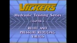 Vickers Hydraulics Training Series Chapter 4 Relief and Pressure Reducing Valves [upl. by Gena348]