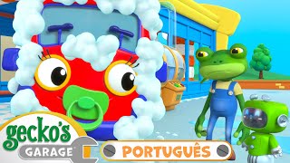 Problemas no LavaRápido  Garagem do Gecko em Português  Desenhos Animados [upl. by Ormsby]