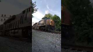 CSX ES44DC passing through Martinsburg WV old video shorts [upl. by Casmey]