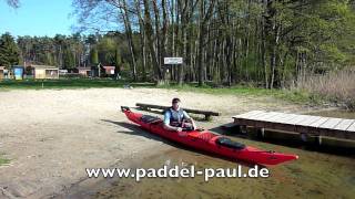 Einweisung Wander Kajak mit Paddel Paul [upl. by Oizirbaf722]