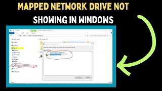 How to Fix Mapped Network Drive Not Showing in Windows 11 [upl. by Raine]