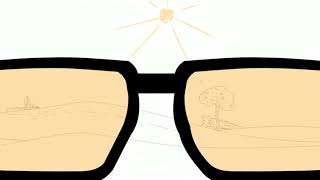 Tinted Sunglasses ACT Cartoon Metaphor Unhooking From Unhelpful Thinking – Defusion [upl. by Bev]