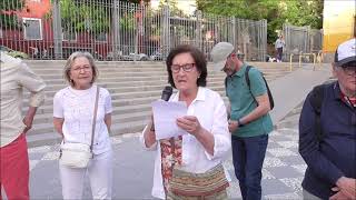 Poemas por Palestina en el homenaje a Mariana Pineda [upl. by Nnylimaj279]