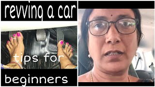 barefoot hard revving of car by a womanessential in lockdown [upl. by Lavona]