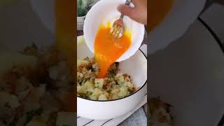 Maakouda  Maakouda bathatha Moroccan potato cakes maakouda snacksrecipe shorts [upl. by Aneerol]