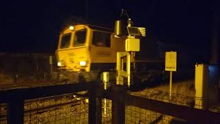 4E04  GBRf 66 784 Intermodal Freight  Trainspotting At Morpeth  19122023 [upl. by Erme83]