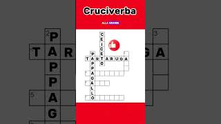 Cruciverba interattivo quiz quizgames quiztime cruciverba test enigma youtubeshorts [upl. by Eceela654]