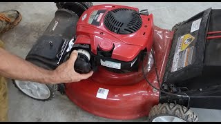 Mower Wont Start  Briggs amp Stratton Plastic Carburetor  EASY Diagnose Removal amp Repair FREE [upl. by Teddman]