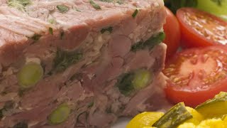 Recette  Terrine de jarret de porc au persil [upl. by Adnirim59]