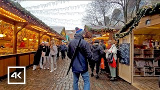 🇩🇪 Lübeck German Christmas Market  4K Walking Tour  December 2022 [upl. by Campos689]